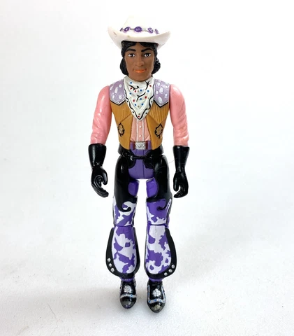 Cowboy Curtis Pee Wee's Playhouse Action Figure Complete w/ Hat 1988 Matchbox Cover