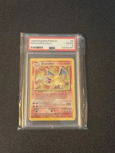 Pokémon Dracaufeu / Charizard Base Set Holo 4/102 PSA 4 French, Population 26. - Picture 1 of 2