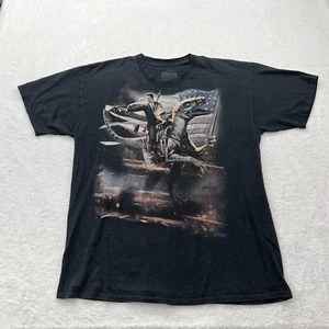 Camisa The Mountain Para Hombres 2XL Negra Manga Corta Dinosuar Jason Heuser Patriótica - Imagen 1 de 9