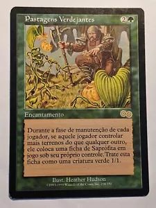 Greener Pastures●Urza's Saga●MTG●PORTUGUESE●RARE●1998●NM●1818 - Picture 1 of 2