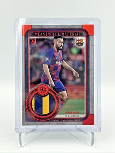 2019-20 Topps Museum Collection UCL Meaningful Material Relics 03/25 Jordi Alba - Picture 1 of 3