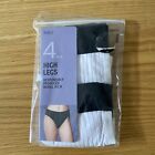 Bnwt Marks & Spencer 4 Pairs Pants Size 8 Highlegs Responsible Fibres Latex Free