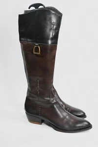 La Martina Lote 30 Polo Reitstiefel braun Leder Made in Italy Gr. 40 - Bild 1 von 18