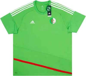 2016/17 Algeria Away Jersey 2XL adidas African Cup of Nations Green kit NEW - Picture 1 of 7