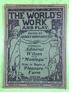 THE WORLD'S Work & Play - Edwardian Scellino Mensile - Sept. 1906 - Henry Norman - Foto 1 di 5
