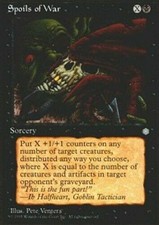 Spoils of War PL Ice Age MTG Magic The Gathering Black English Card