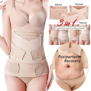 Cinturón de Maternidad 3 en 1 Espalda Cintura Abdomen Vientre Soporte Banda Recuperación Posparto - Imagen 1 de 15