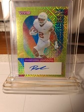 Roschon Johnson 2023 Leaf Vivid Yellow Mojo Autograph 1/10