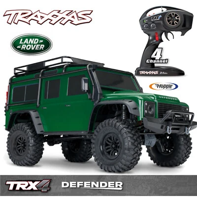 Traxxas TRX82256-4-GRN TRX-4 LR Defender Verde 1/10 Crawler Rtr Brushed, - Immagine 1 di 4