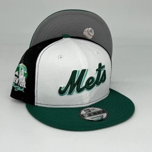 Mets Trucker Mesh Liberty 9FIFTY Adjustable Snapback New Era Cap - Black - NWT - Picture 1 of 5