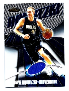 2003-04 Topps Finest - Player-Worn Warm-Up Refractor #120 Dirk Nowitzki /250... - Picture 1 of 2