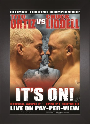 UFC 47: It's On! Replica Mini Framed 9x13 Event Poster Cover