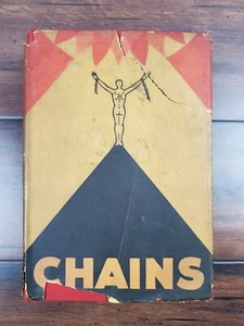 Vtg 1929 Chains by Joseph Delmont (Lincoln MacVeagh Dial Press Hardback Book - Imagen 1 de 8