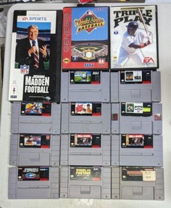 Retro Video Game Lot (12 SNES, 24 N64, 2 GENESIS, 1 3DO) AS-IS UNTESTED
