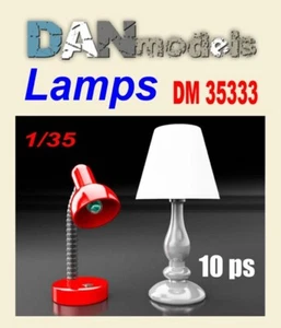 Dan Models 35333 Scale 1:35 Accessories for Diorama. Lamps 10 pcs - Picture 1 of 6