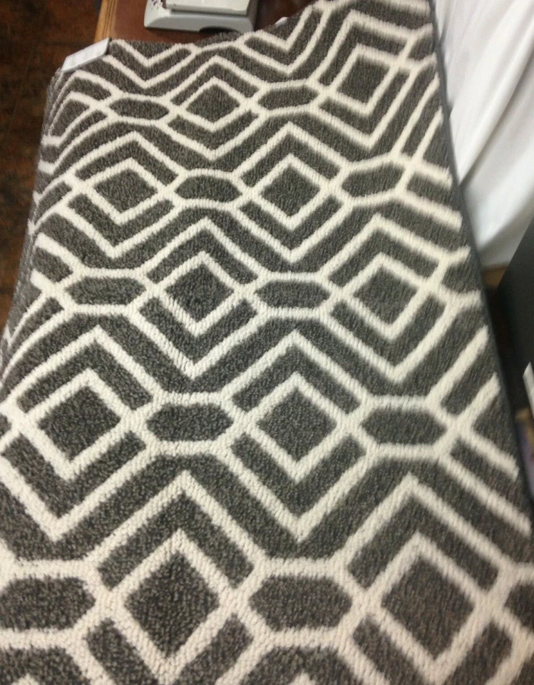 30" X 46" Carthage Geo Easy Care Rug Gray - Threshold - Image 1 of 3