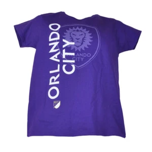 Camiseta púrpura manga corta cuello redondo MLS Orlando City club de fútbol para niños jóvenes - Imagen 1 de 1