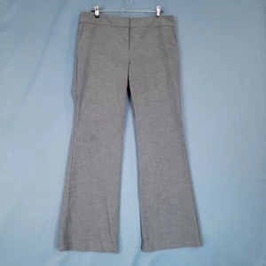 Ann Taylor Signature Women's Casual Dress Pants Straight High Rise Gray Size 12 - Picture 1 of 10
