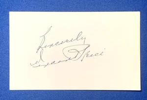 Vincent Price Autographed Index Card American Classic Horror Actor +photo PSA - Picture 1 of 6