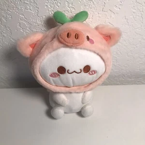 Plüschtier im Schwein Outfit Kawaii Spielzeug Stofftier 7 Zoll rosa Anime EUC - Bild 1 von 7