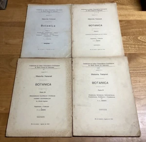 1910-12 4 Vols. Comissão de Linhas Telegráficas - Botanical - Brazil - Plates - Picture 1 of 22
