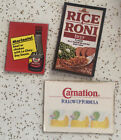 Vintage Advertising Refrigerator Magnets Rice A Roni La Choy Carnation