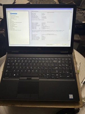 Dell Precision 7530 i7-8850H 2,60 GHz 32 GB RAM SIN SSD Windows 11 P3200 Foto 1 de 4