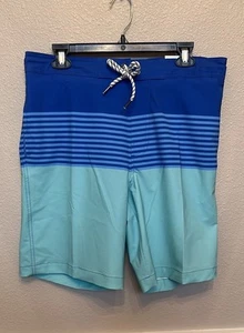 Neu Sonoma Boardshorts Herren Schrittlänge: 9" Flexwear aquablau Größe M - Bild 1 von 6
