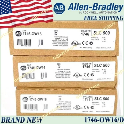 AB 1746-OW16/D AB SLC500 Output Module 1746OW16 New Factory Sealed AB - Image 1 of 4