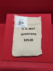 2002 P "Indiana" ungeöffnete 25 $ State Quarter Tasche aus US Mint Stempelglanz Münzen! - Bild 1 von 4