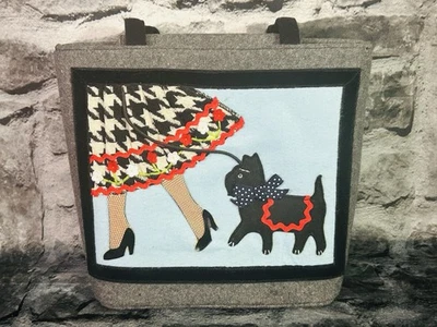 Bolso de Mano LuLu Guinness Caprichoso Caminar Scottie Perro Adornado Apliques Bolso de Mano Foto 1 de 4