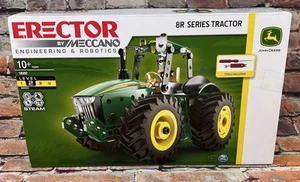 Kit Costruzione Meccano Erector John Deere Trattore 8R Nuovo Sigillato HTF - Foto 1 di 7