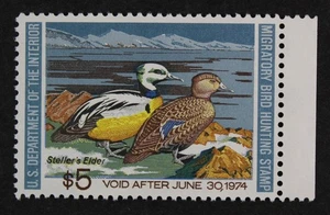 CKStamps: US Federal Duck Stamps Collection Scott#RW40 $5 Mint NH OG - Picture 1 of 2