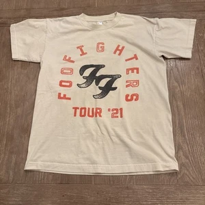 T-shirt Foo Fighters Tour '21 Band uomo media grunge punk rock - Foto 1 di 6