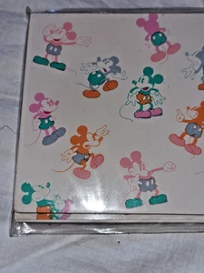Vintage Walt Disney Classic Mickey Mouse 8 Cards/Envelopes Blank Pastels - Picture 1 of 4