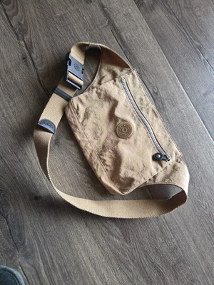 KIPLING Waist Belt Bag TAN or BRONZE Crinkle Nylon Fanny Pack Bum Bag  - Image 1 of 4