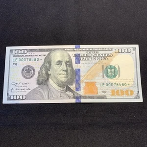 2009A $100 STAR NOTE #00078480*-One Hundred Dollar “E” Bill! - Picture 1 of 6
