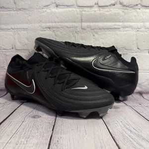 Nike Phantom GX II Pro FG Soccer Cleats Black FJ2563 001 Men's Size 7.5, Women 9 - Picture 1 of 14