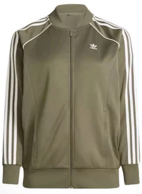 Adidas Mujer SST Clásica TT Chaqueta de Pista Oliva IY2172 Mujer’s Talla XS Foto 1 de 4
