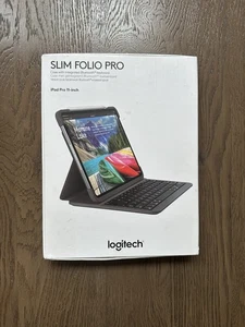Logitech Slim Folio Pro per iPad Pro 11 pollici (1a e 2a generazione), QWERTY - Foto 1 di 12