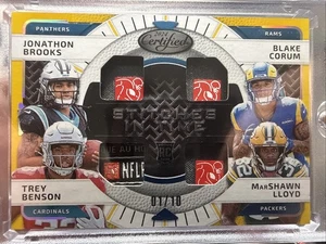 2024 Certified Stitches In Time ||Brooks/Corum/Benson/Lloyd|| RC Gold Etch – /10 - Picture 1 of 2