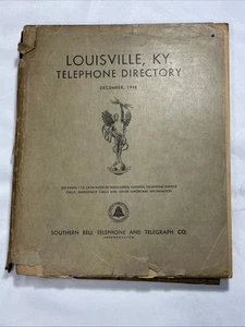 1948 Louisville KY Kentucky Telephone Directory Phone Book Yellow Pages Vintage - Picture 1 of 10