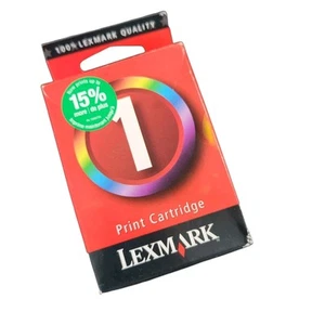 Lexmark 1 Color Genuine OEM Ink Cartridge Sealed New 18C0781 No Visible Exp Date - Picture 1 of 5