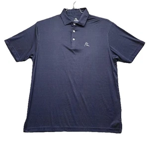 Rhoback Poloshirt Herren Large Blau Golf Performance Shirt Sleeve Active - Bild 1 von 5