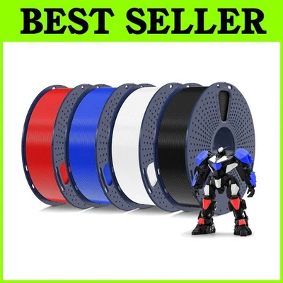 PETG Filament 1.75mm 4KG Bundle, Impact Resistant, 4 Colors - Image 1 of 4