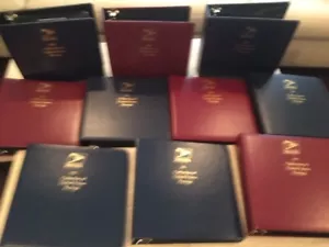 USPS (10) 3" Three Ring DeLuxe Binders 2007-2013,2015x2 2016- Free Priority Ship - Picture 1 of 3