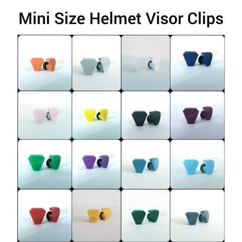 UA Style Mini Helmet Visor Clips for Novelty Mini Helmets (1 Pair) Cover