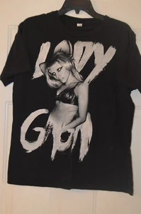 TULTEX LADY GAGA T SHIRT RITRATTO BIANCO E NERO ADULTO S DIPINTO UOMO - Foto 1 di 8