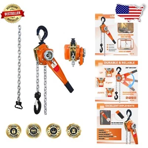 Manual Chain Puller with 3300 lbs Capacity - Safe & Durable for Various Uses - Picture 1 of 8