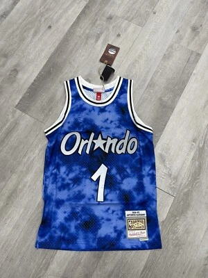 Camiseta Anfernee Hardaway Mitchell Ness Orlando Magic Reflectante #1 NBA Talla XS Foto 1 de 4